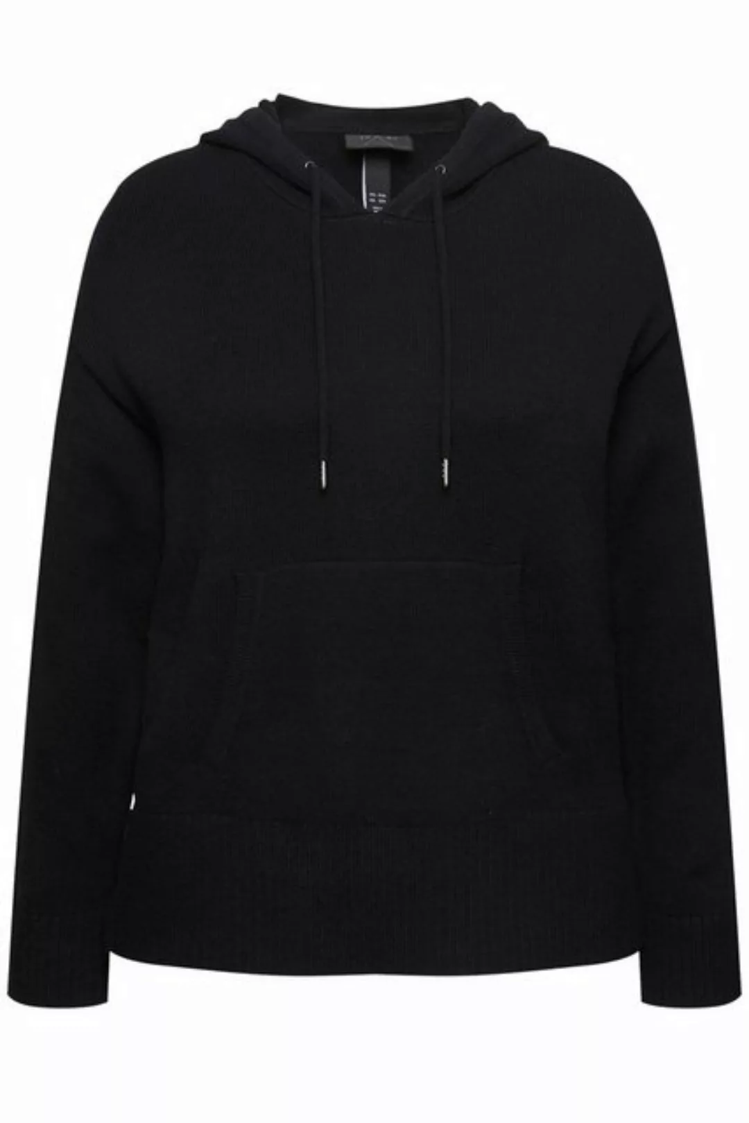 Ulla Popken Wollpullover Strick-Hoodie Oversized Kapuze Langarm Tasche günstig online kaufen