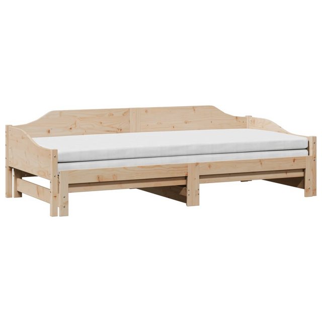 vidaXL Bett Tagesbett Ausziehbar 80x200 cm Massivholz Kiefer günstig online kaufen
