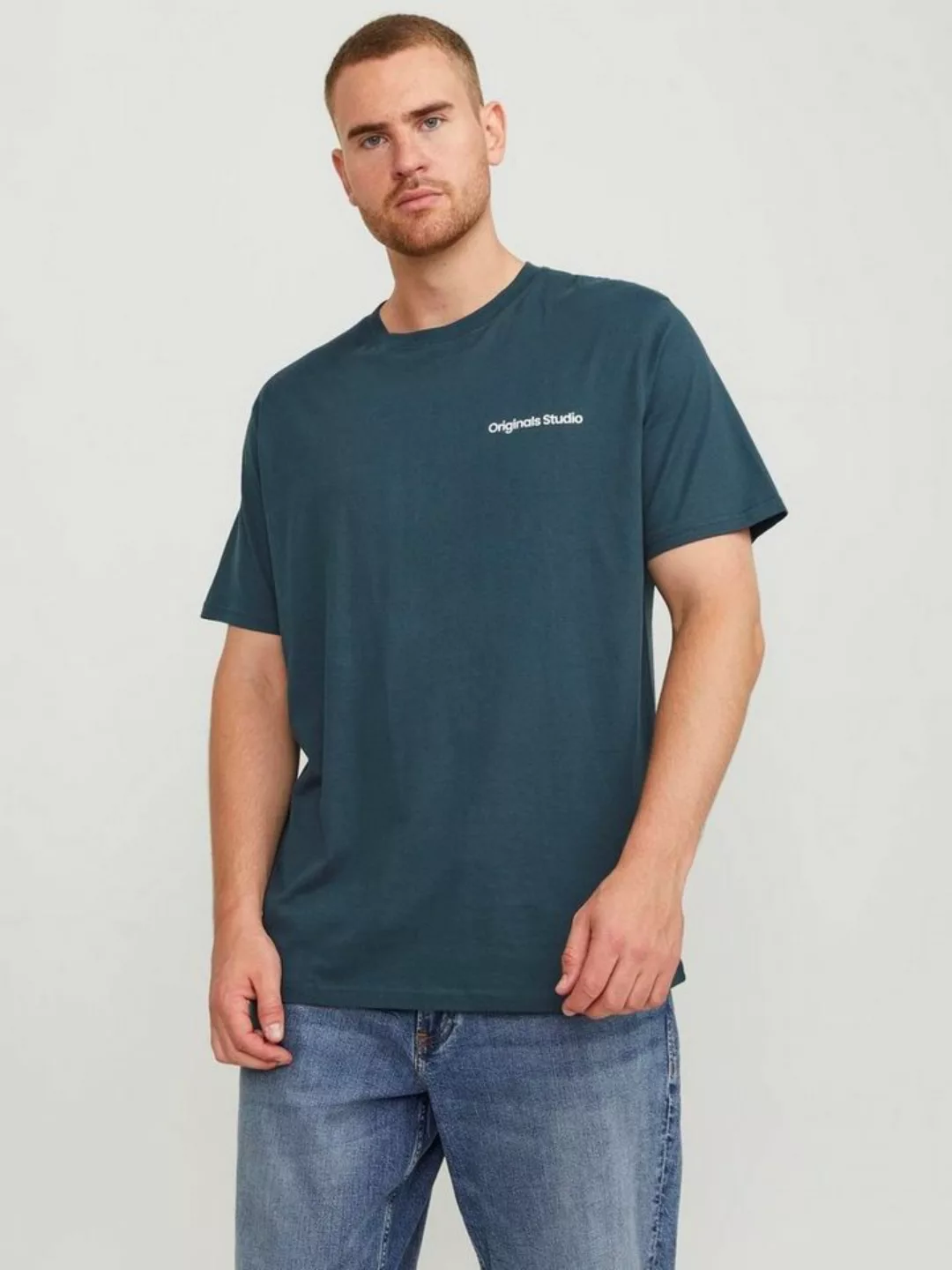 Jack & Jones T-Shirt Basic T-Shirt Plus Size Rundhals JORVESTERBRO 6606 in günstig online kaufen