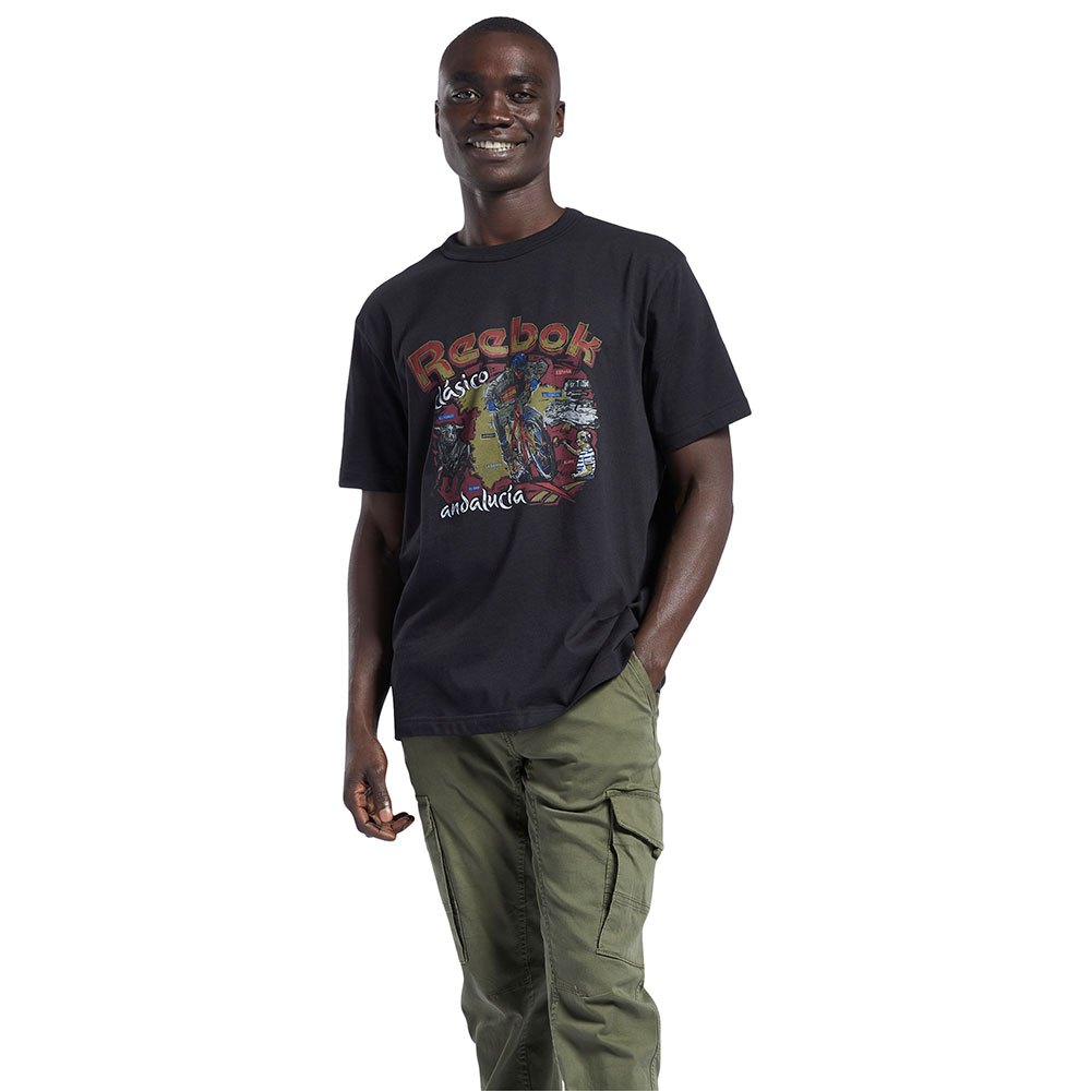 Reebok Classics Destination Kurzärmeliges T-shirt XS Black günstig online kaufen