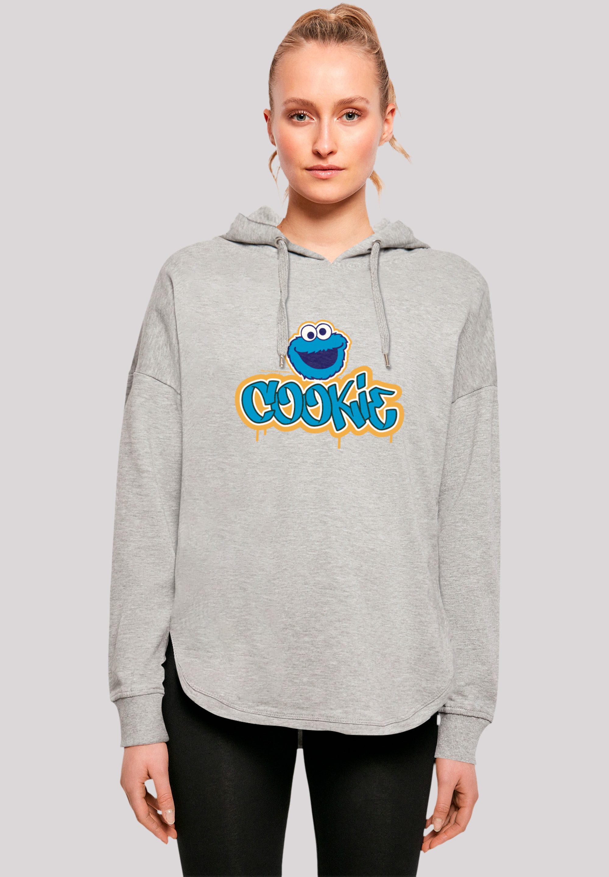 F4NT4STIC Kapuzenpullover "Sesamstraße Cookie Graffiti Logo", Premium Quali günstig online kaufen