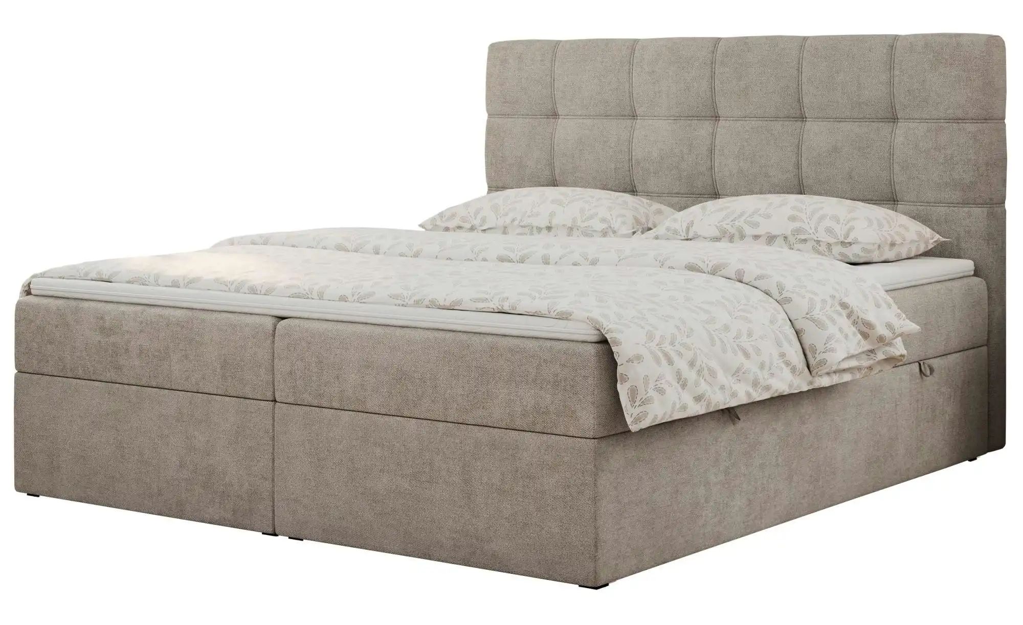 Boxbett mit Bettkasten Erni ¦ beige ¦ Maße (cm): H: 110 Betten > Komfortbet günstig online kaufen