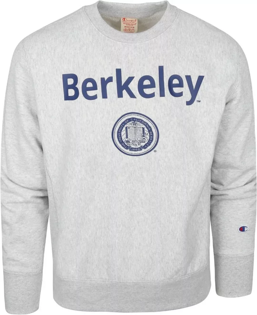 Champion Sweater Logo Berkely Grau - Größe L günstig online kaufen