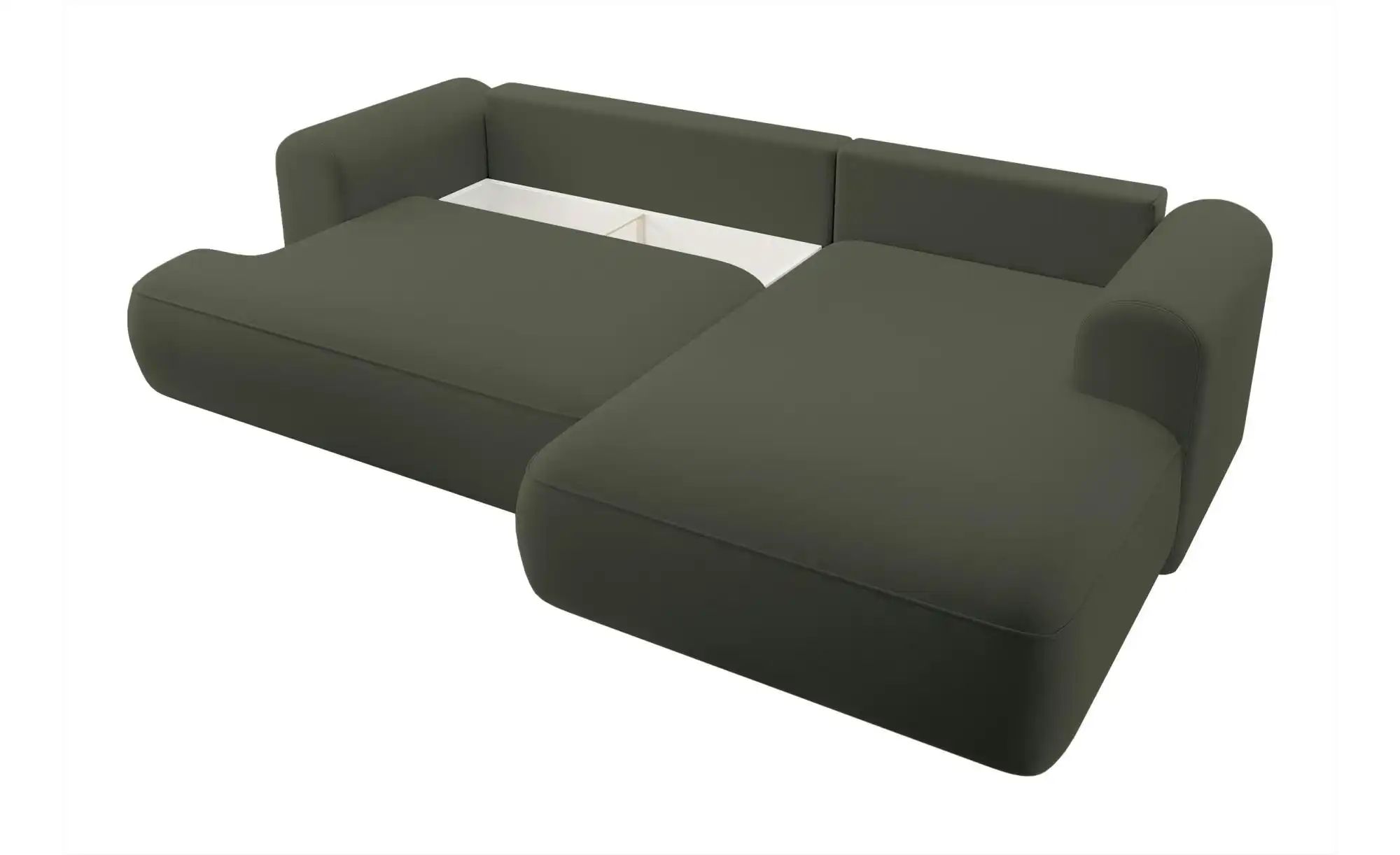 Ecksofa mit Schlaffunktion Ovo ¦ grün ¦ Maße (cm): B: 260 H: 93 Polstermöbe günstig online kaufen