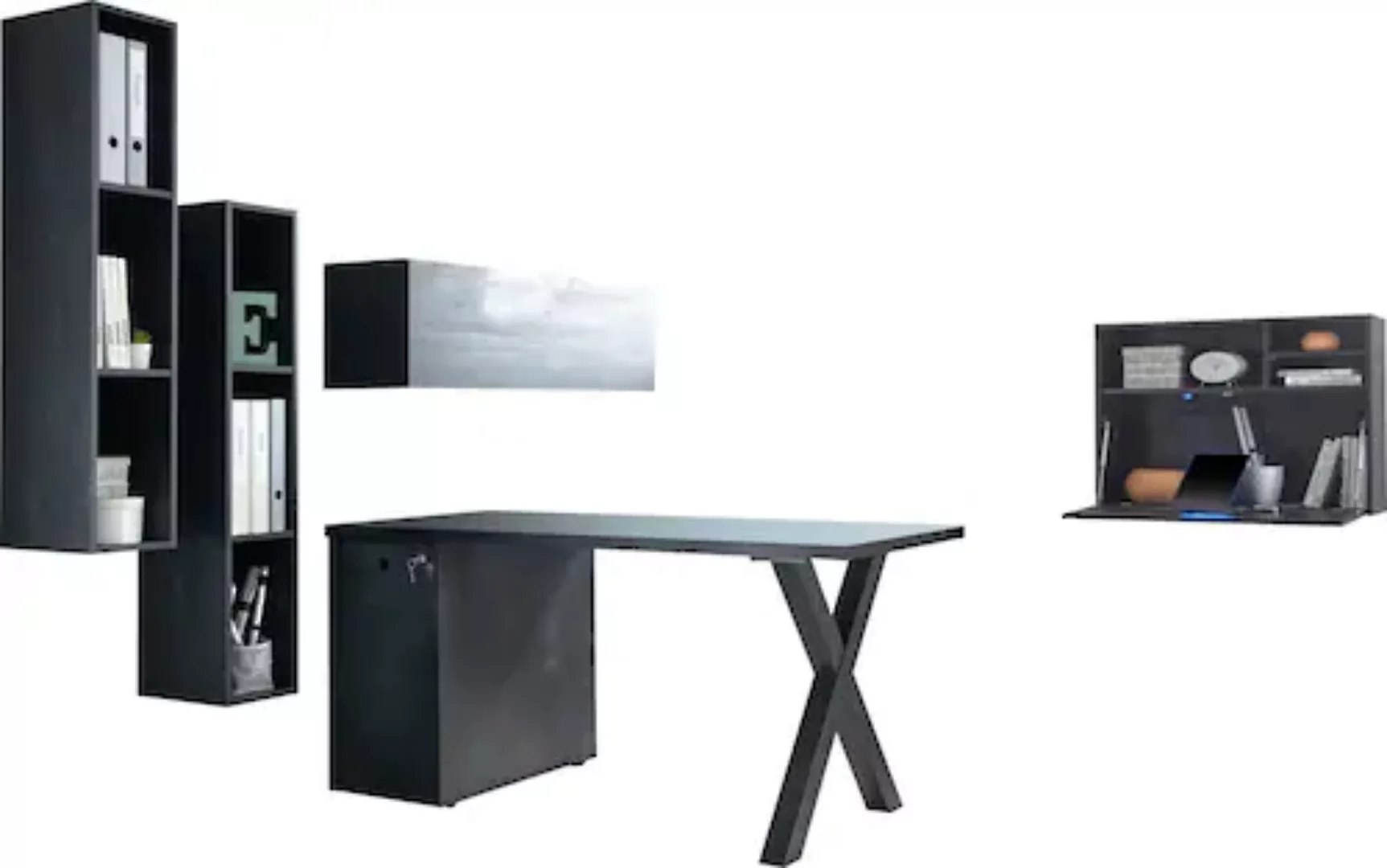 Mäusbacher Büromöbel-Set "Big System Office", (6 tlg.) günstig online kaufen