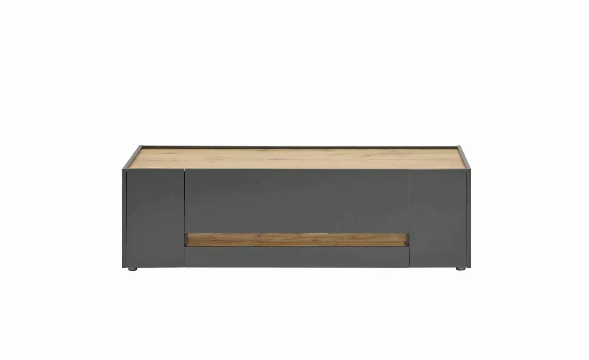 Lowboard  Cande ¦ grau ¦ Maße (cm): B: 140 H: 45 Kommoden & Sideboards > Lo günstig online kaufen