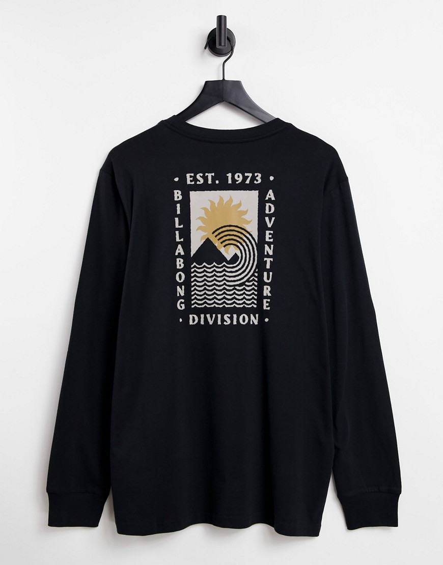 Billabong – Backdrop – Langärmliges Shirt in Schwarz günstig online kaufen