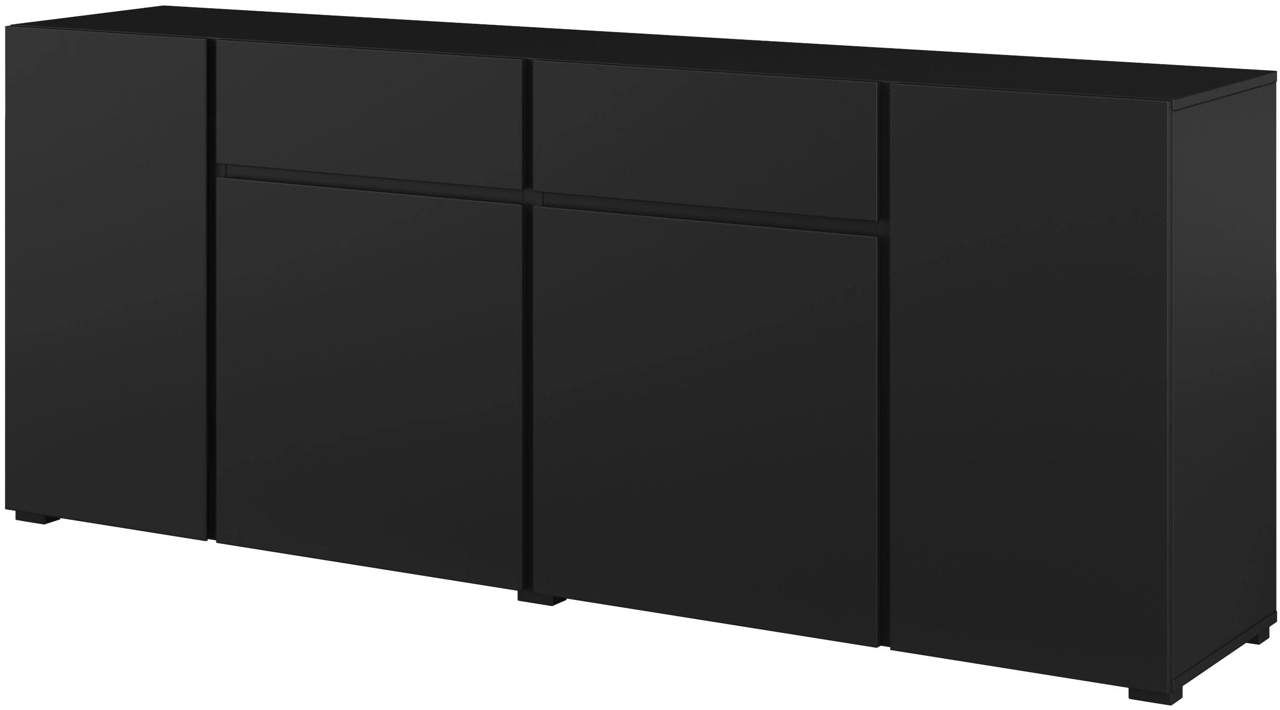 INOSIGN Kombikommode "Metric,Breite 195 cm, grifflose Kommode 4 Türen/2 Sch günstig online kaufen