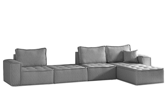 Fun Möbel Ecksofa Modulsofa 4-teilig SANDE XL in Stoff, Alle Module zu Syst günstig online kaufen