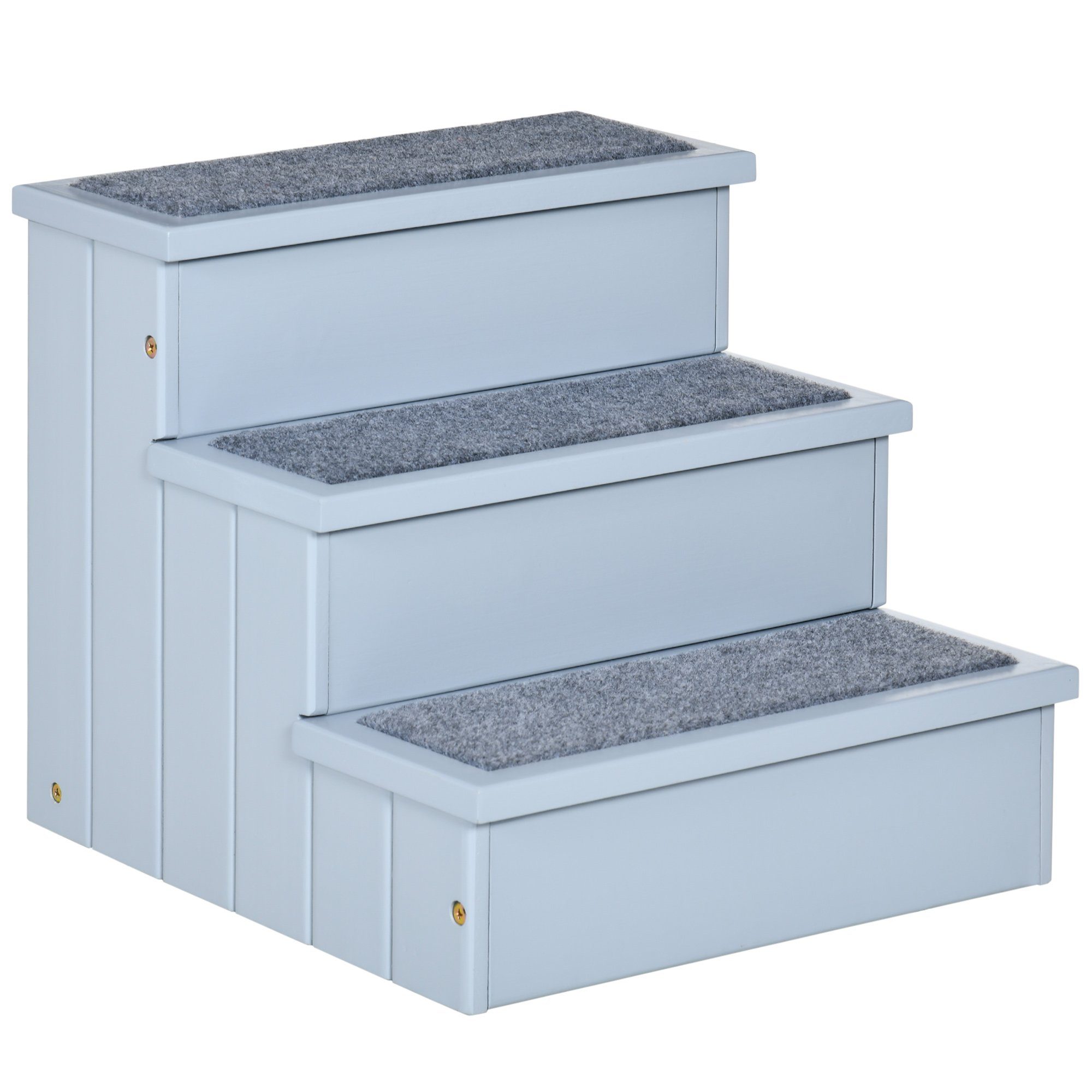 PawHut Haustiertreppe 3 Stufen Tiertreppe Katzentreppe günstig online kaufen