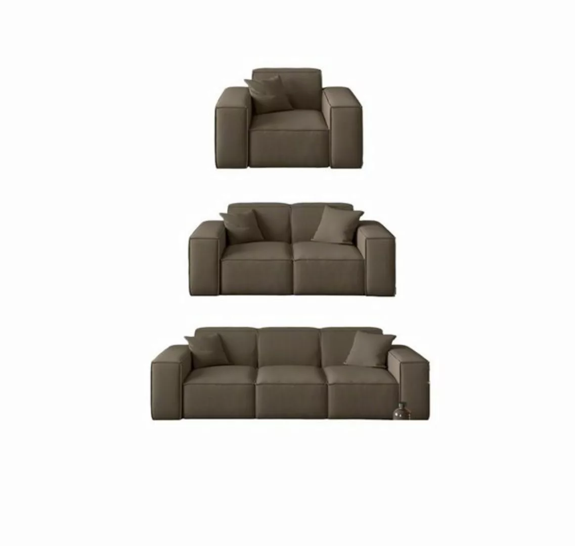 Fun Möbel Polstergarnitur Sofaset Designersofa CELES 3-2-1 in Stoff inkl. 5 günstig online kaufen