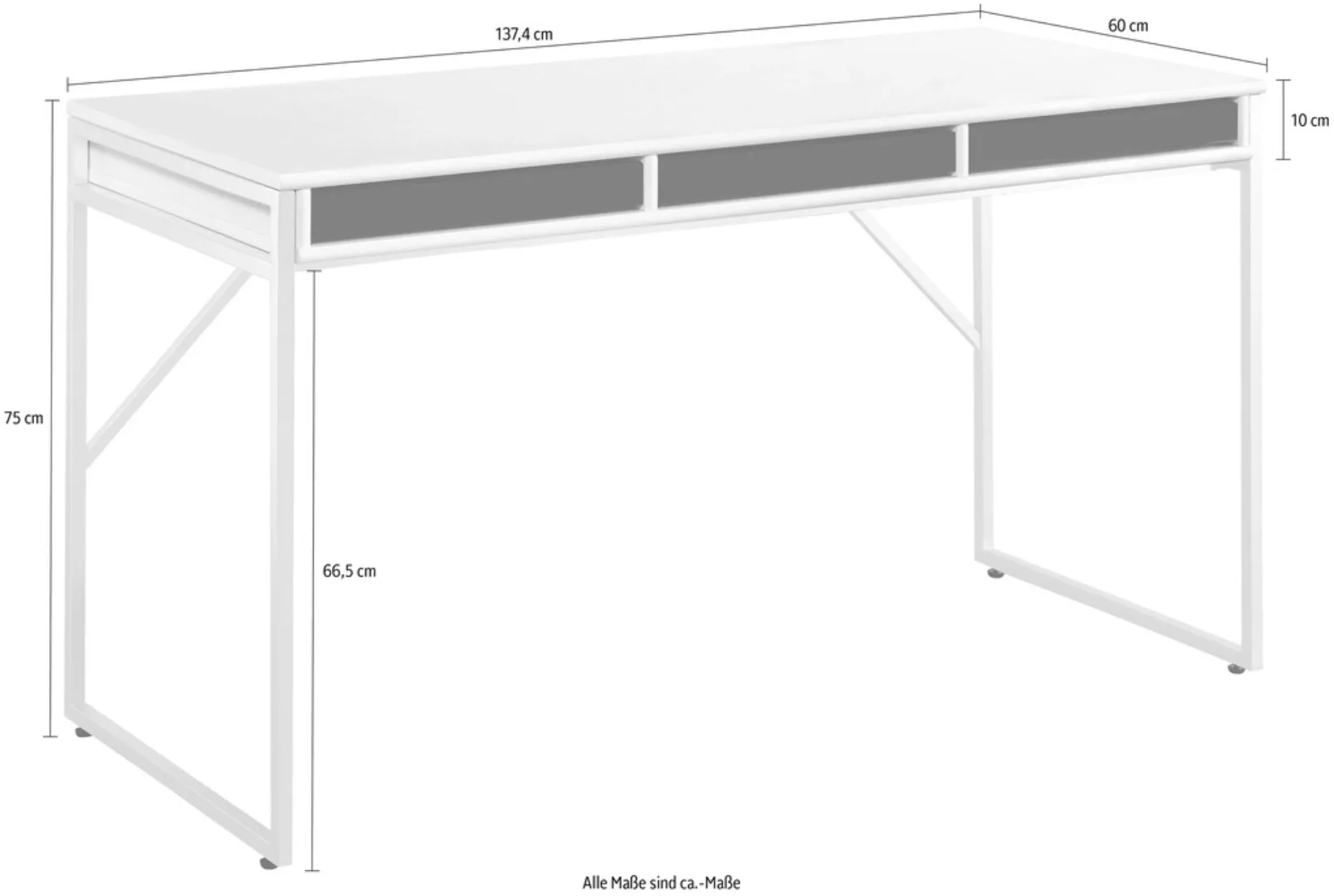 Hammel Furniture Schreibtisch "Mistral Bürotisch, Arbeitstisch, Tisch, Comp günstig online kaufen