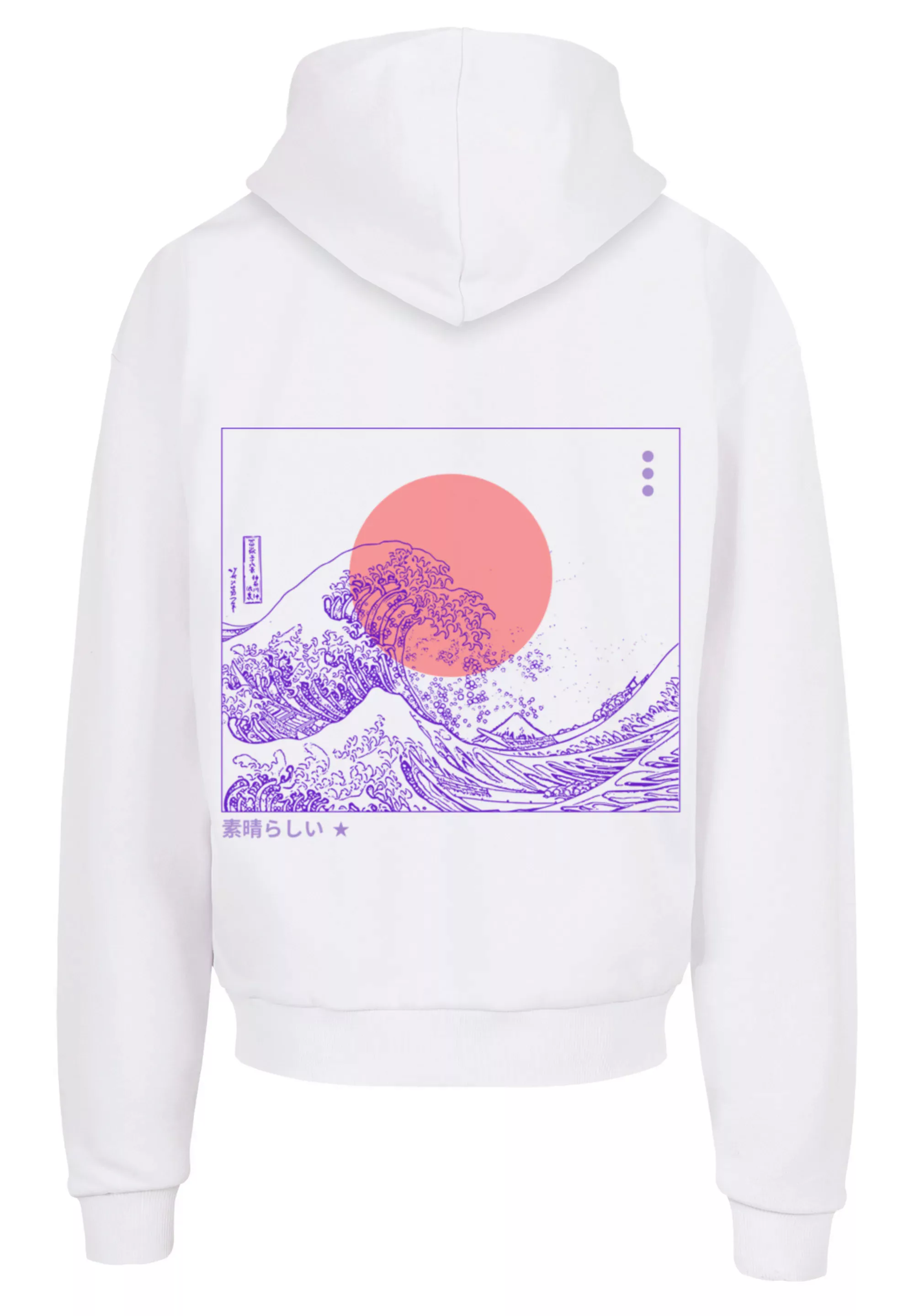 F4NT4STIC Kapuzenpullover "Kanagawa Welle Japan", Print günstig online kaufen