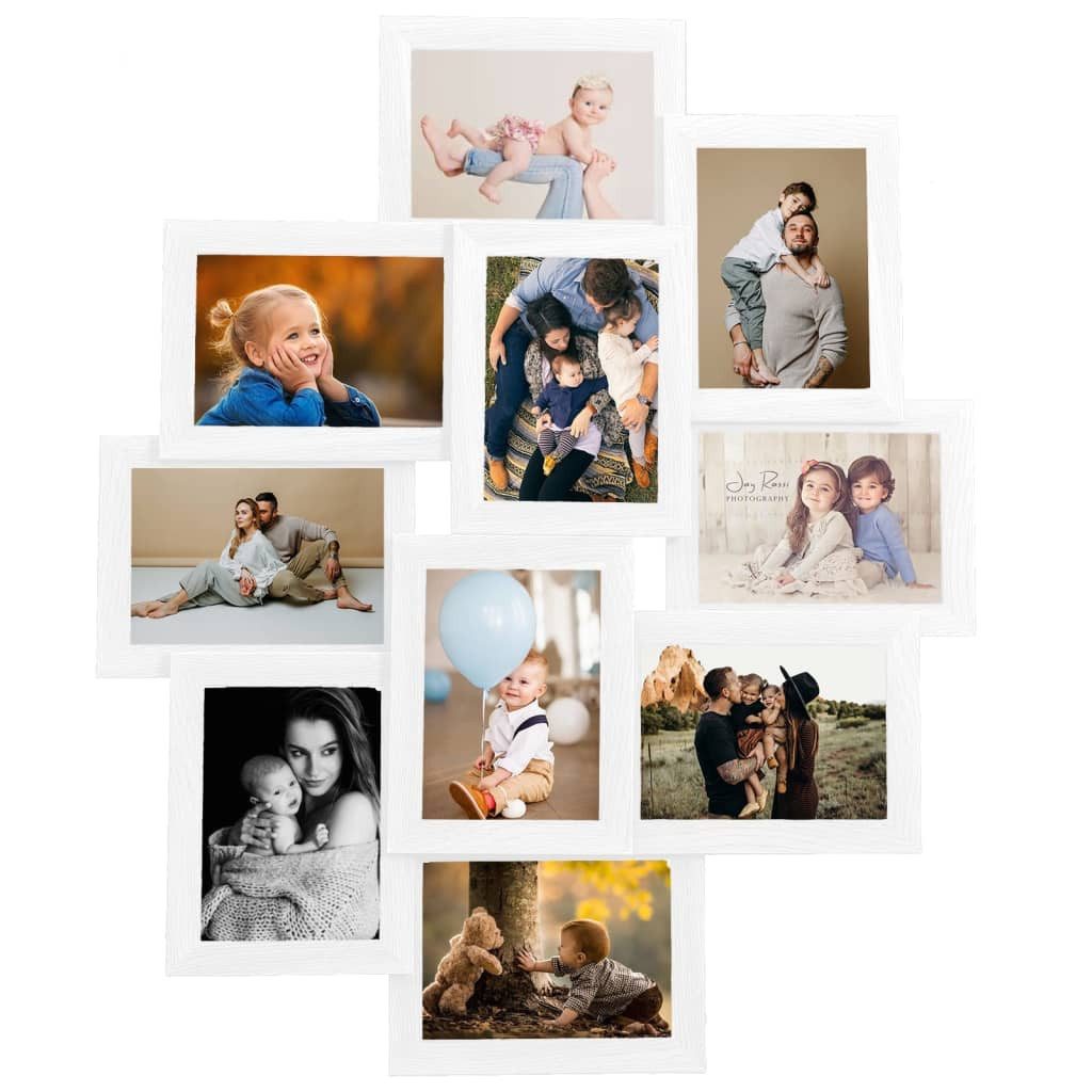 vidaXL Bilderrahmen Collage Bilderrahmen für 10x(13x18 günstig online kaufen