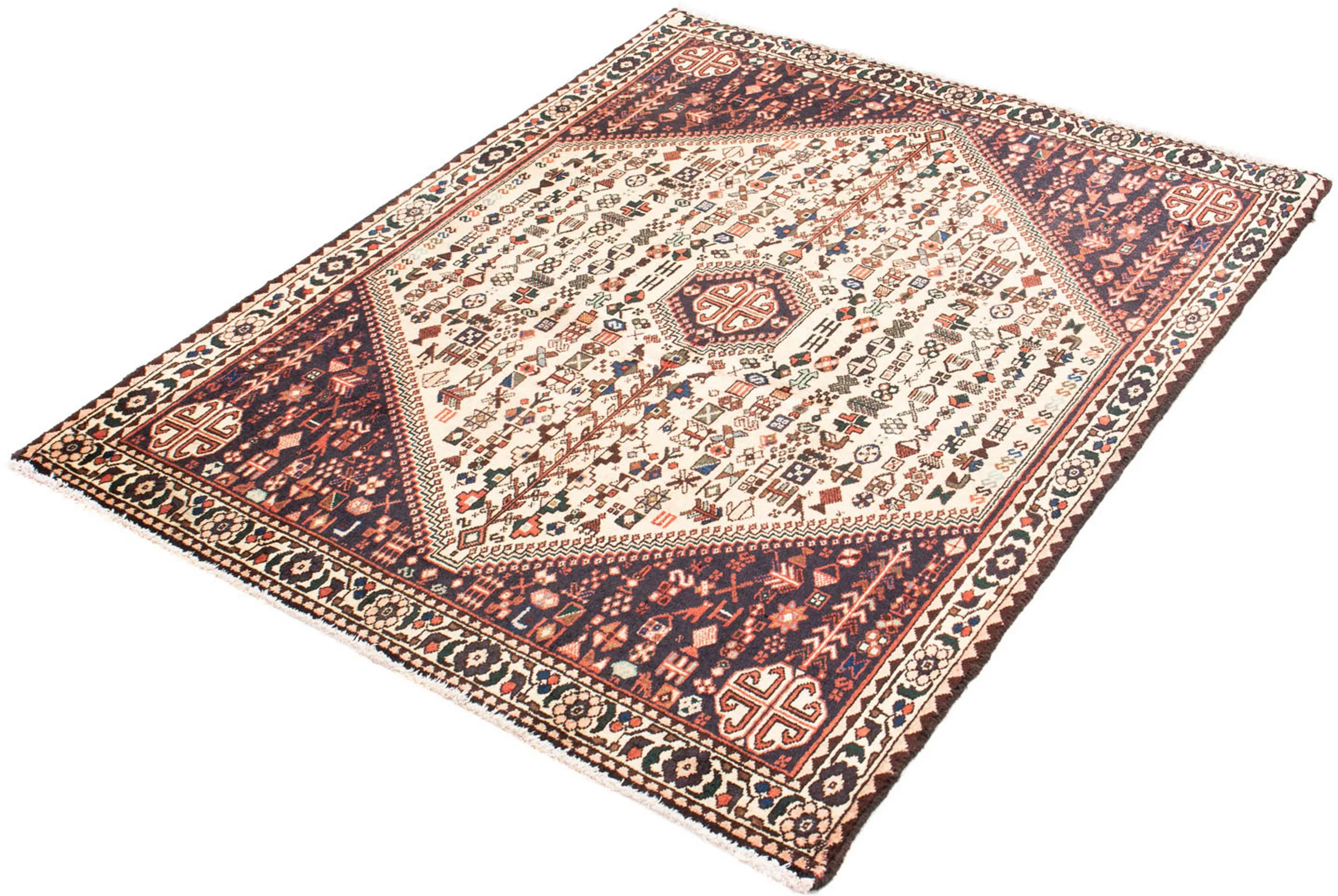 morgenland Orientteppich »Perser - Nomadic - 143 x 110 cm - beige«, rechtec günstig online kaufen