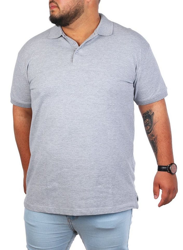 Young & Rich Poloshirt Herren Übergröße Basic big size optimierte moderne P günstig online kaufen