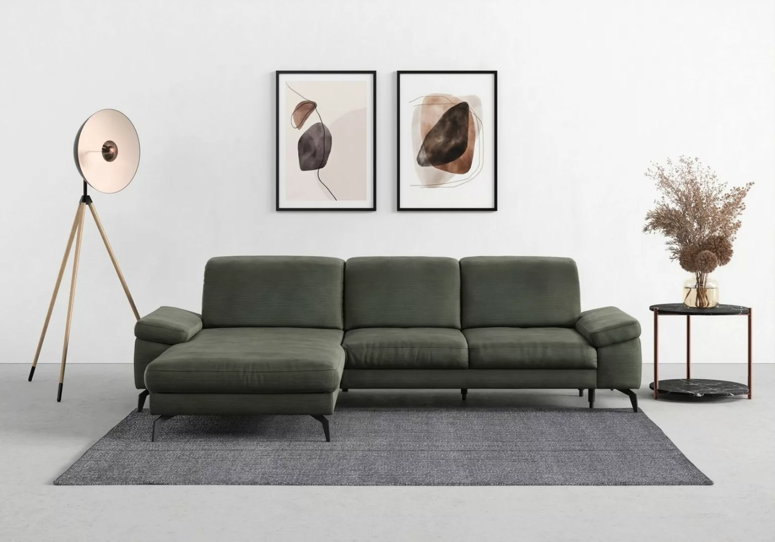 sit&more Ecksofa Cabana L-Form, Recamiere, wahlweise mit Sitztiefen-, Armle günstig online kaufen