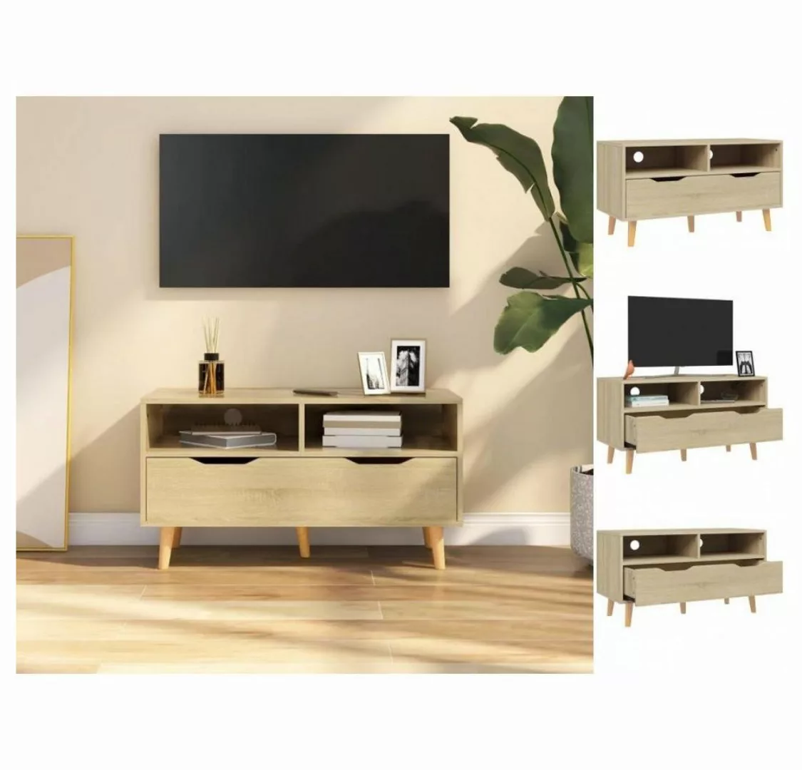 vidaXL TV-Schrank TV-Schrank Sonoma-Eiche 90x40x48,5 cm Spanplatte Lowboard günstig online kaufen