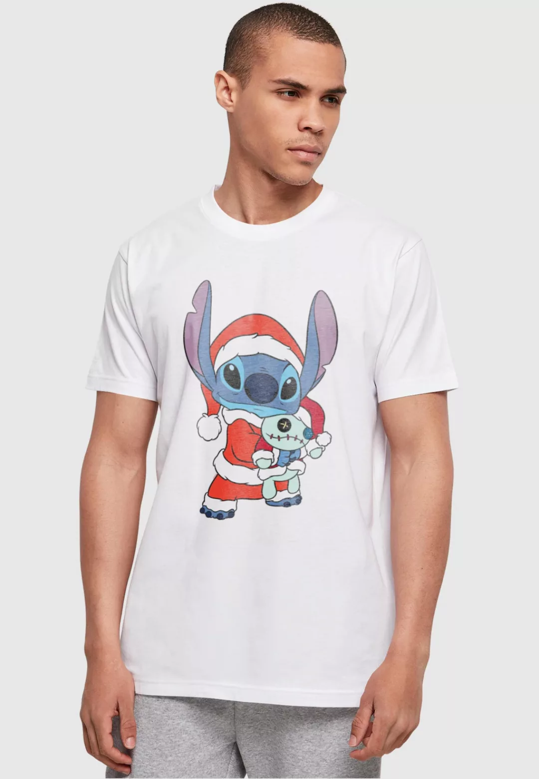 ABSOLUTE CULT T-Shirt "ABSOLUTE CULT Herren Lilo And Stitch - Christmas Bas günstig online kaufen