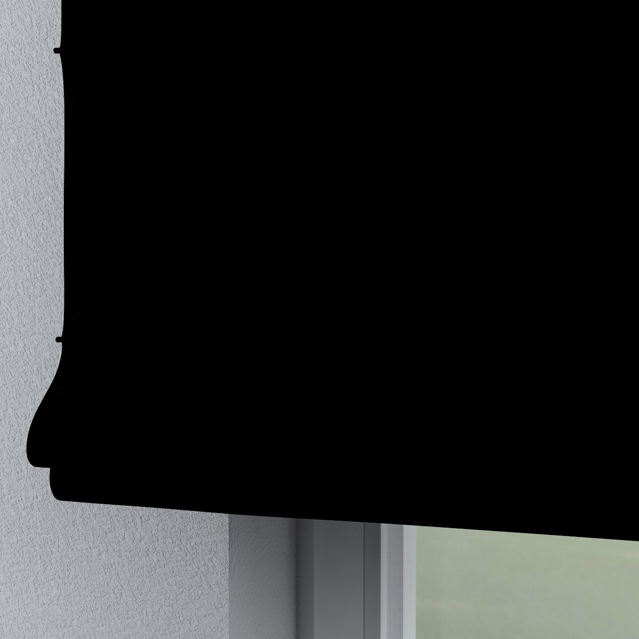 Dekoria Raffrollo Torino, schwarz, 110 x 150 cm günstig online kaufen