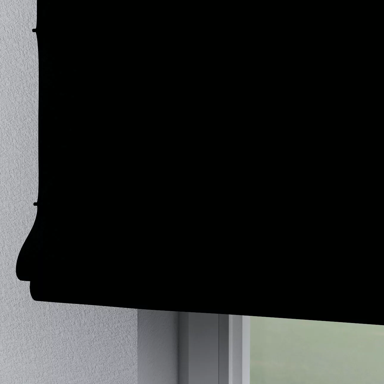 Dekoria Raffrollo Torino, schwarz, 120 x 150 cm günstig online kaufen