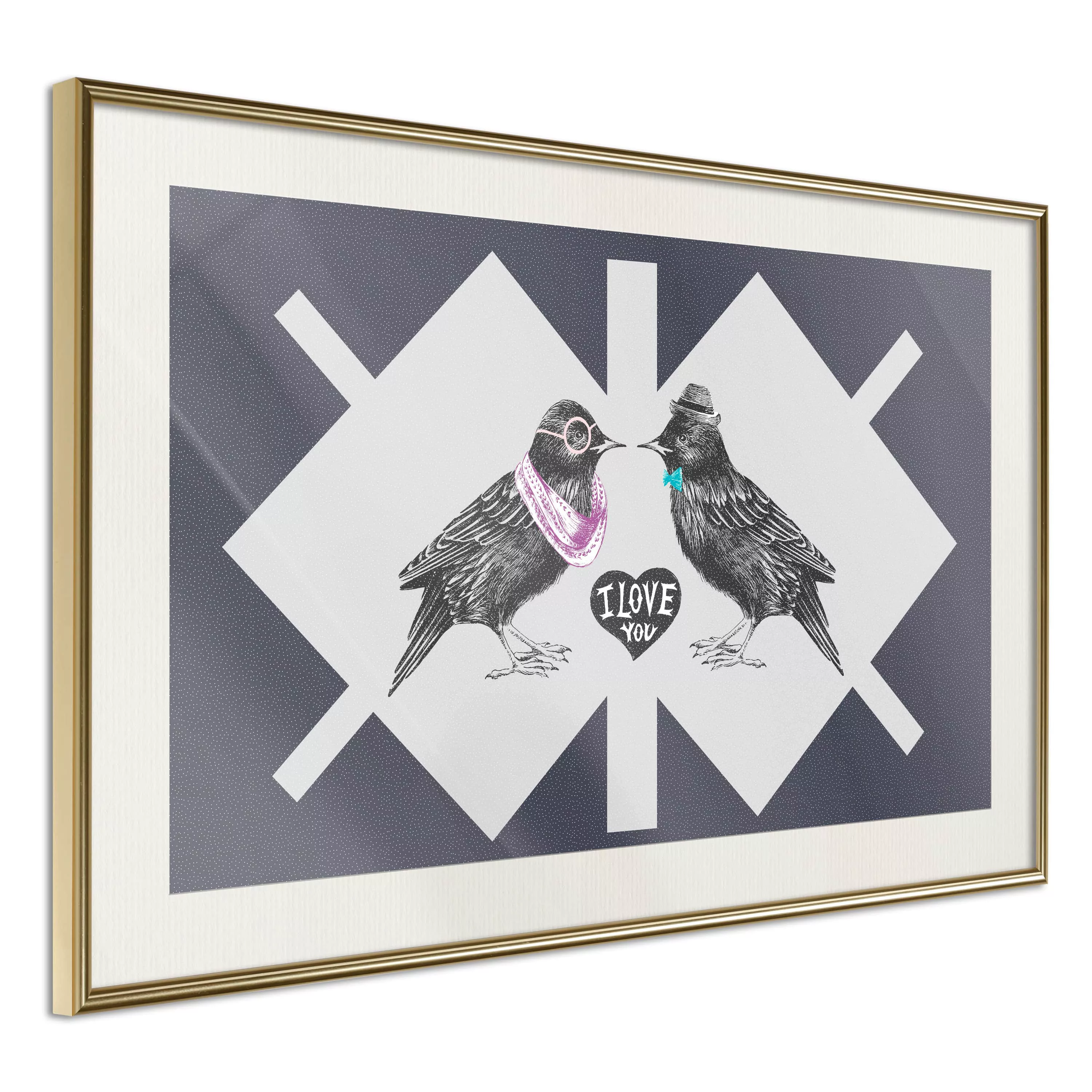 Poster - Bird Love günstig online kaufen