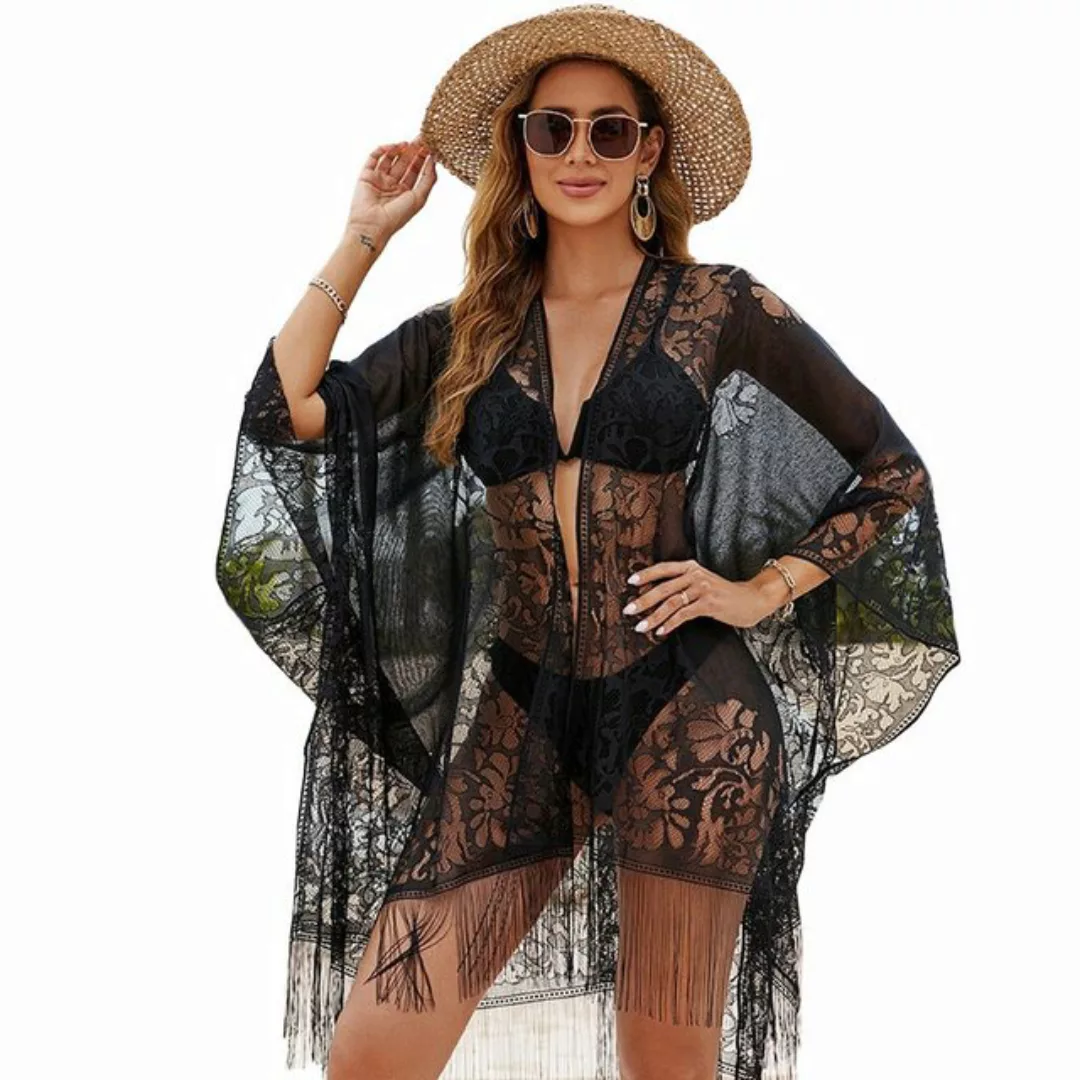 AUKUU Strandkleid Strandurlaub Überwurf Poncho Sonnenschutzkleidung, Länge günstig online kaufen