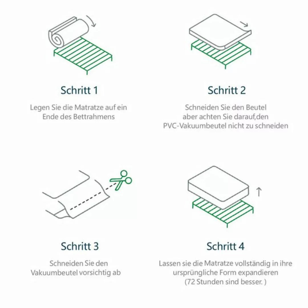OKWISH Polsterbett Doppelbett Stauraum-Kopfteil Bett (160x200cm Inklusive-M günstig online kaufen
