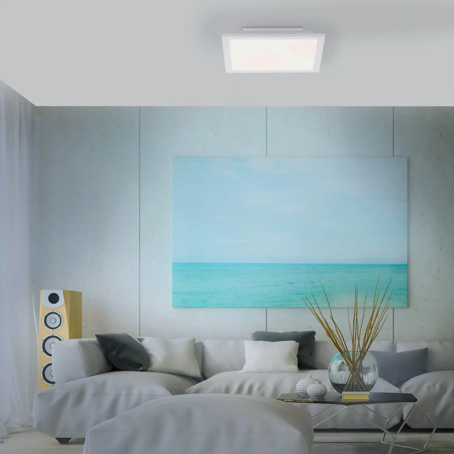 Paul Neuhaus LED-Deckenleuchte Fleet Weiß IP20 günstig online kaufen