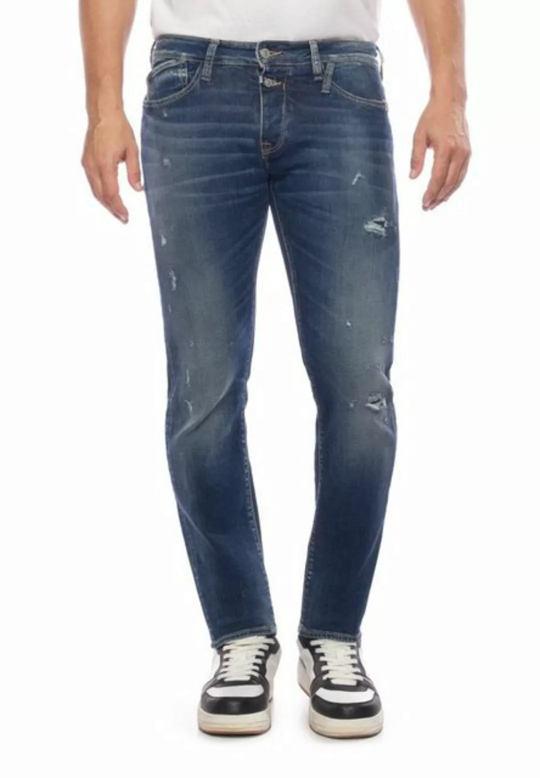 Le Temps Des Cerises Slim-fit-Jeans, mit angesagten Used-Details günstig online kaufen