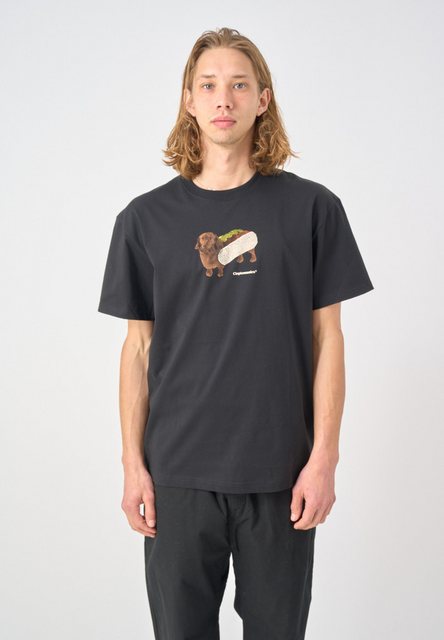 Cleptomanicx T-Shirt Hot Dog im lockeren Schnitt günstig online kaufen