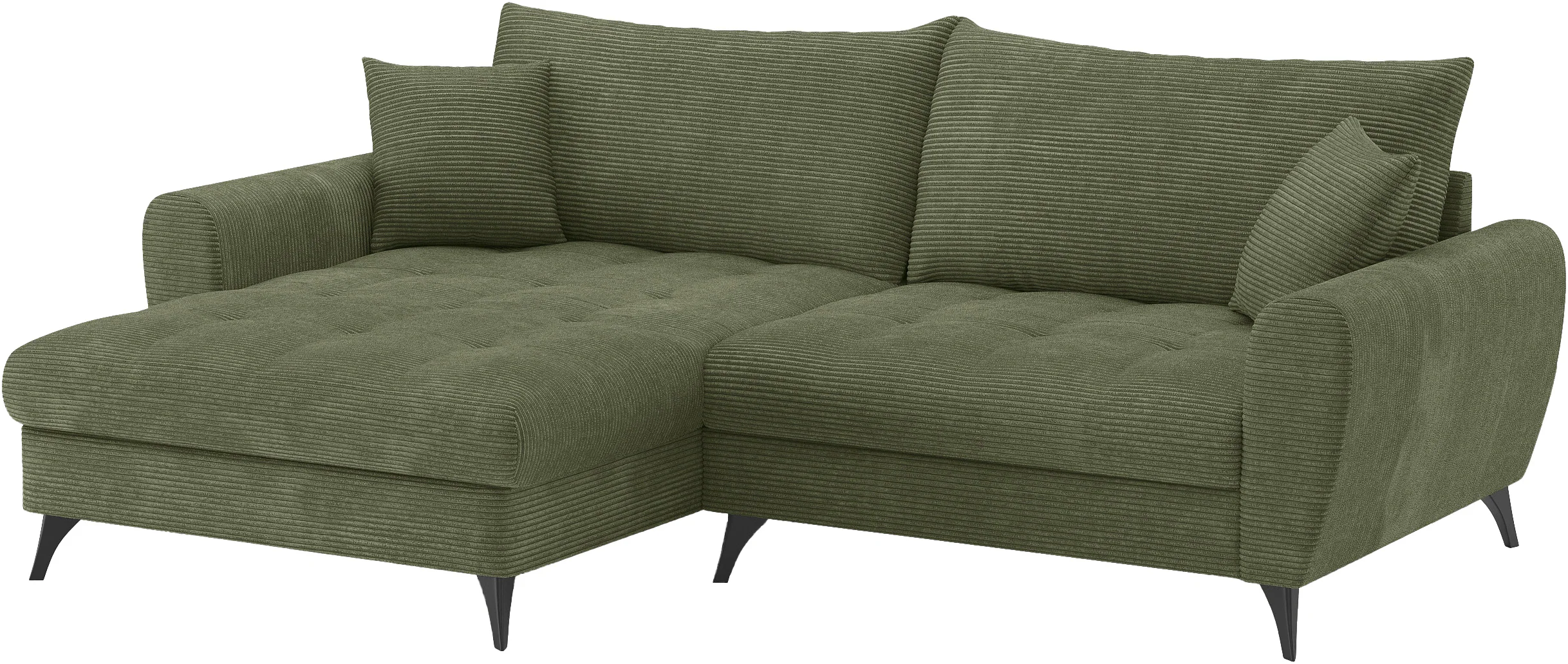 Home affaire Ecksofa "Blackburn II, L-Form", Mit Kaltschaumpolsterung bis 1 günstig online kaufen