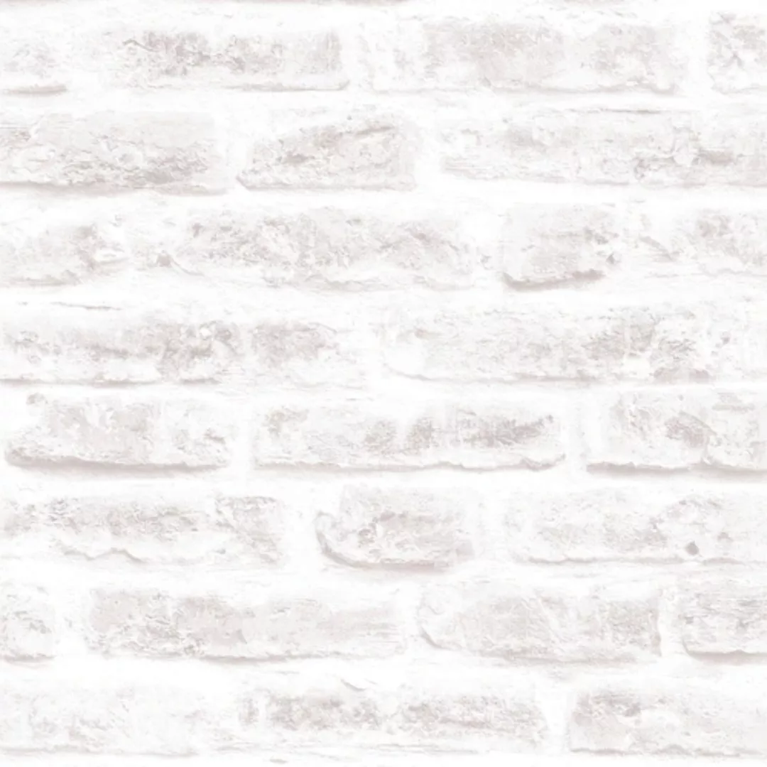 Superfresco Easy Vliestapete Realistic Brick White 10,05 x 0,52 m günstig online kaufen