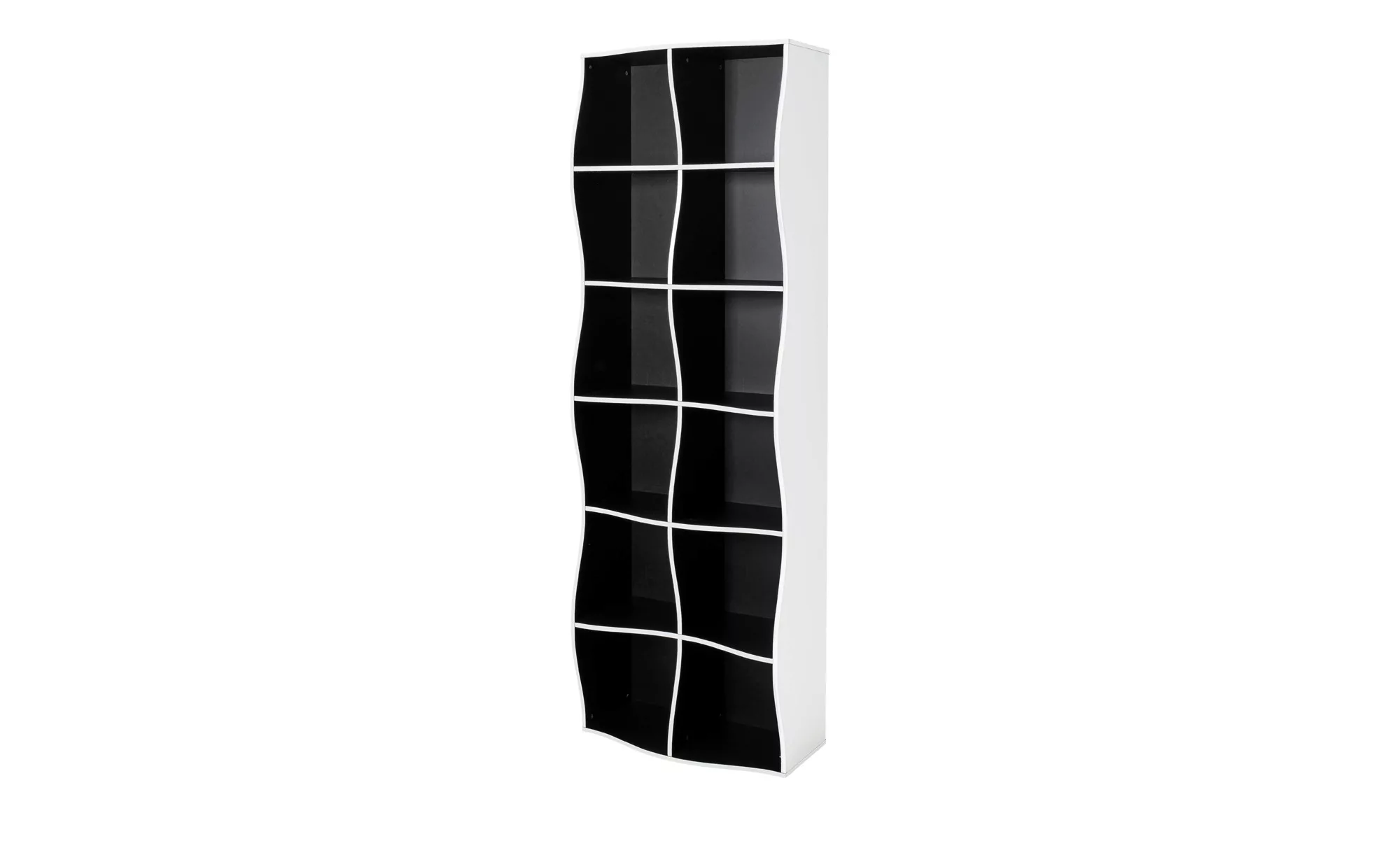 Regal  Dasio - schwarz - 60 cm - 180 cm - 30 cm - Sconto günstig online kaufen