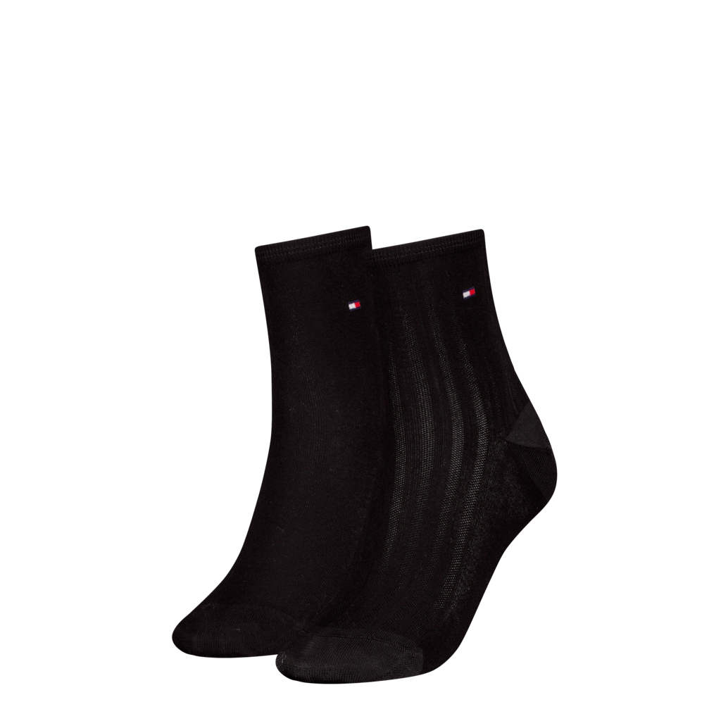 Tommy Hilfiger Socken "TH WOMEN SHORT SOCK 2P SHINE", (2 Paar), mit feinem günstig online kaufen