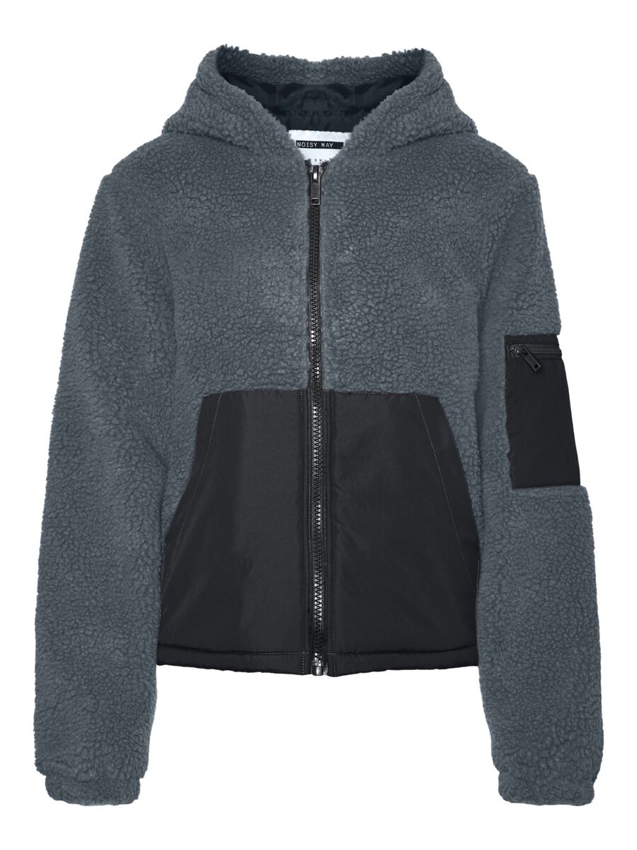 NOISY MAY Teddyfleece Jacke Damen Blau günstig online kaufen