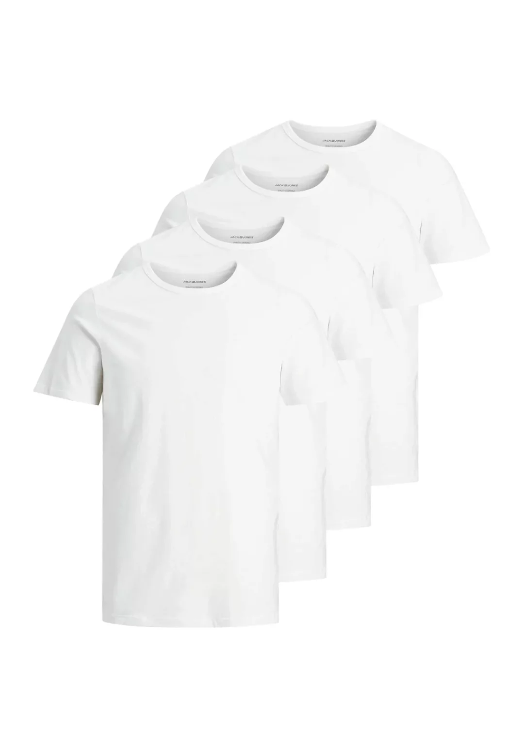 Jack & Jones T-Shirt "T-Shirt JACBASIC CREW NECK TEE 2PK 4er Pack" günstig online kaufen