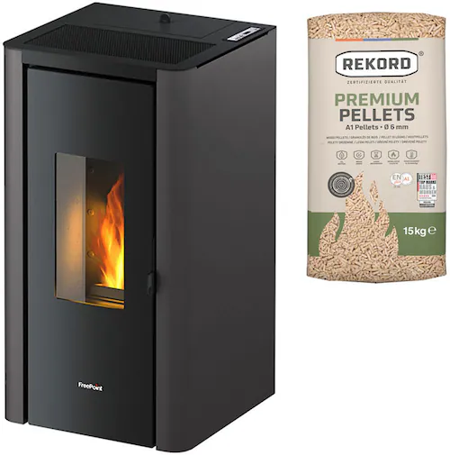 Firefix Pelletofen »FreePoint » Indigo Evo«, 2,5-7 kW« günstig online kaufen