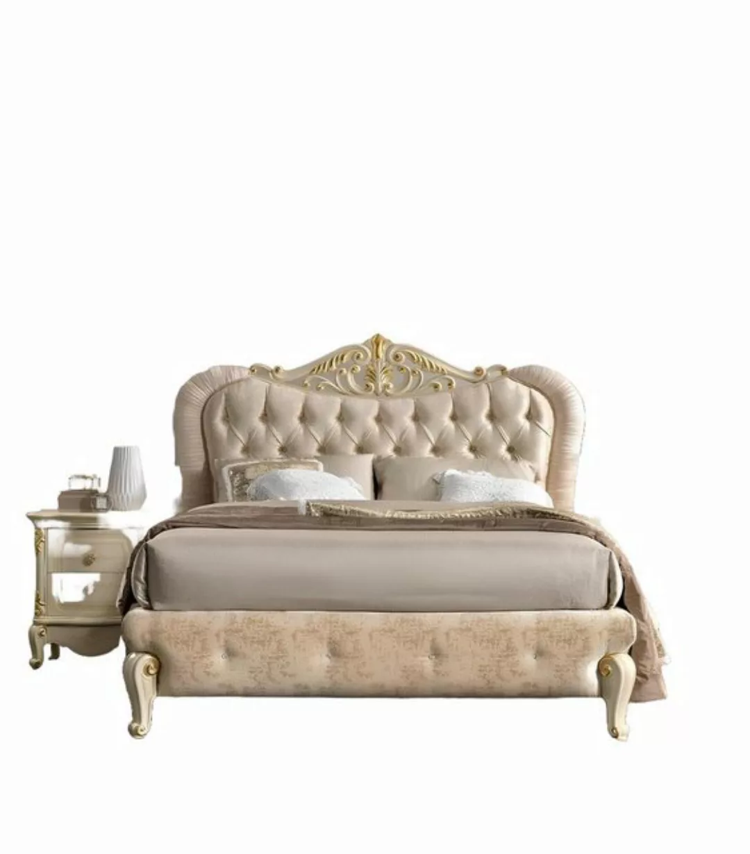 JVmoebel Bett Bett Möbel Doppelbett Chesterfield Möbel Design Betten Italie günstig online kaufen