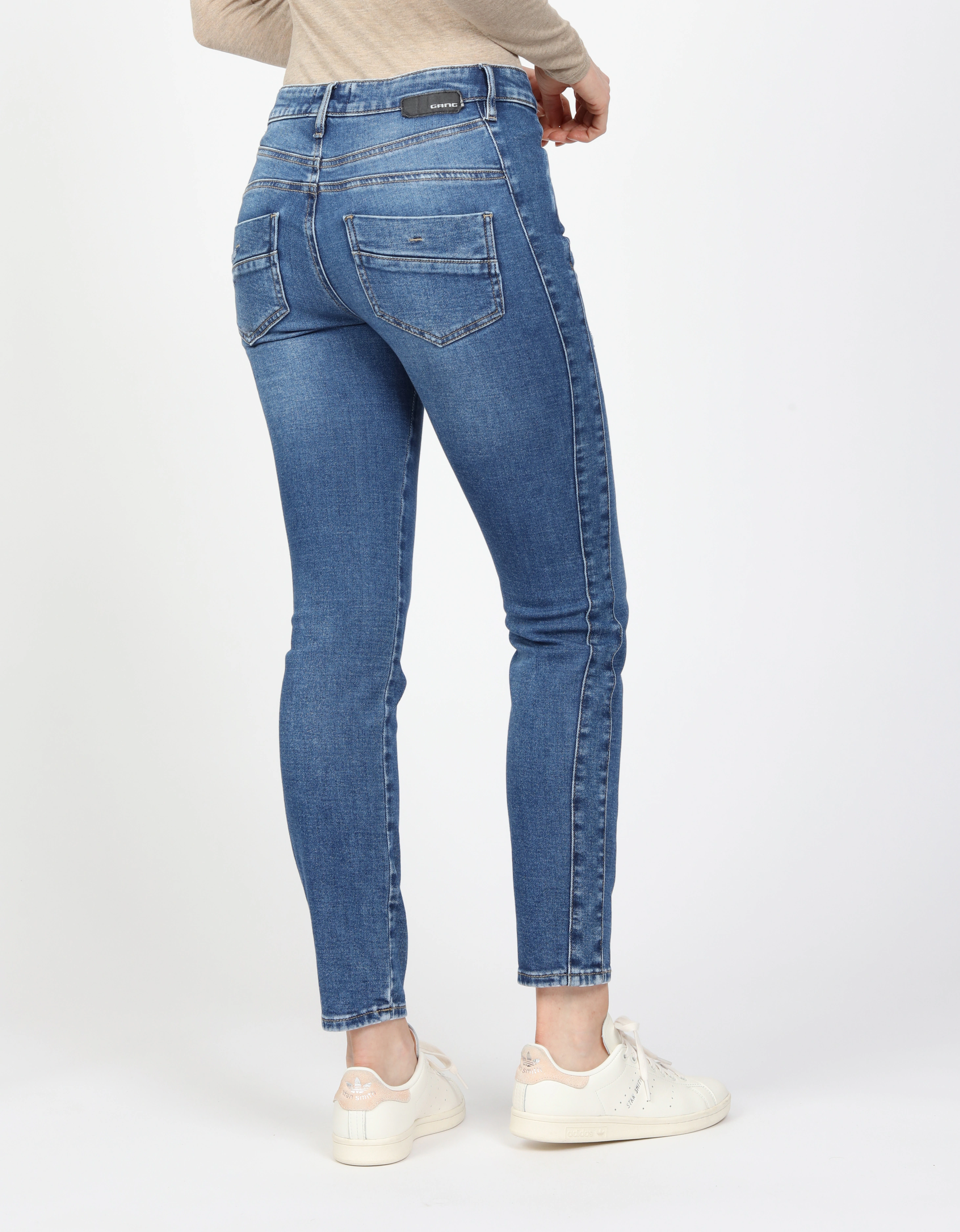 GANG Slim-fit-Jeans 94SANA mit Galonstreifen günstig online kaufen