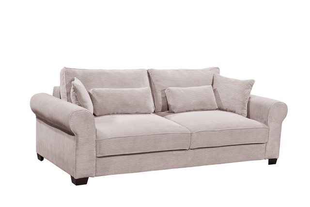 freiraum Schlafsofa ANGELINA LUX.3DL, Liegefläche 198x165cm, flamingo - 250 günstig online kaufen