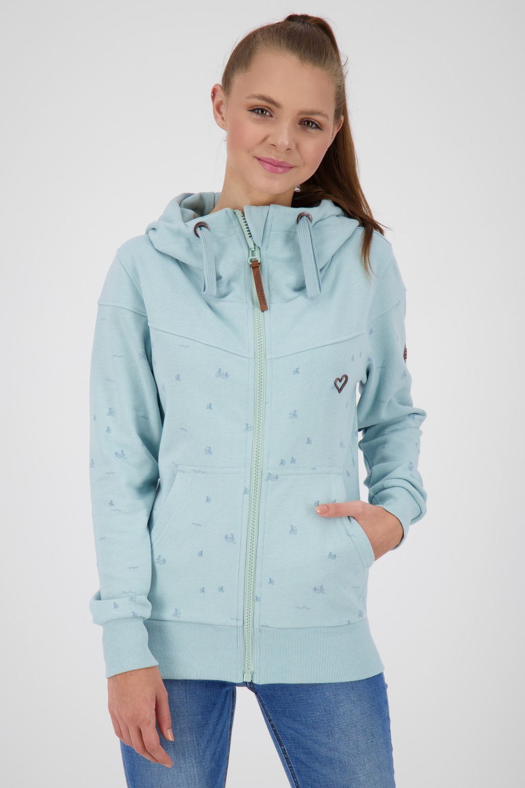 Alife & Kickin Kapuzensweatjacke "Damen PalinaAK B" günstig online kaufen