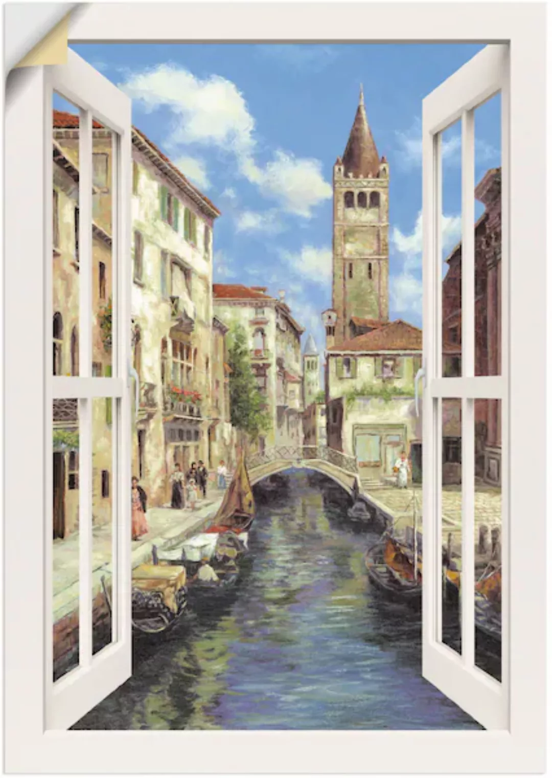 Artland Wandbild »Venedig«, Venedig, (1 St.), als Leinwandbild, Wandaufkleb günstig online kaufen