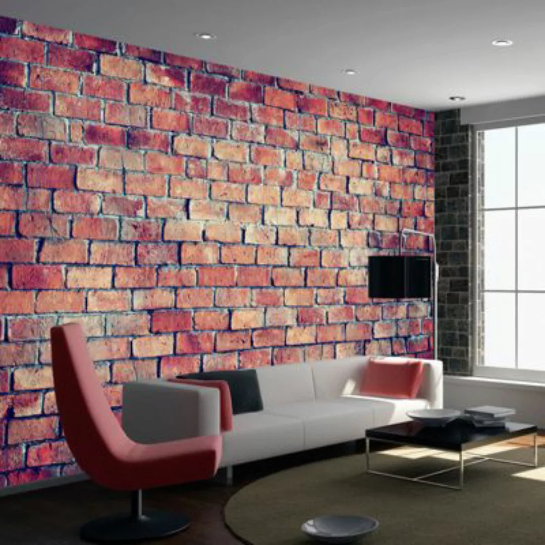 artgeist Fototapete Brick - puzzle mehrfarbig Gr. 400 x 280 günstig online kaufen