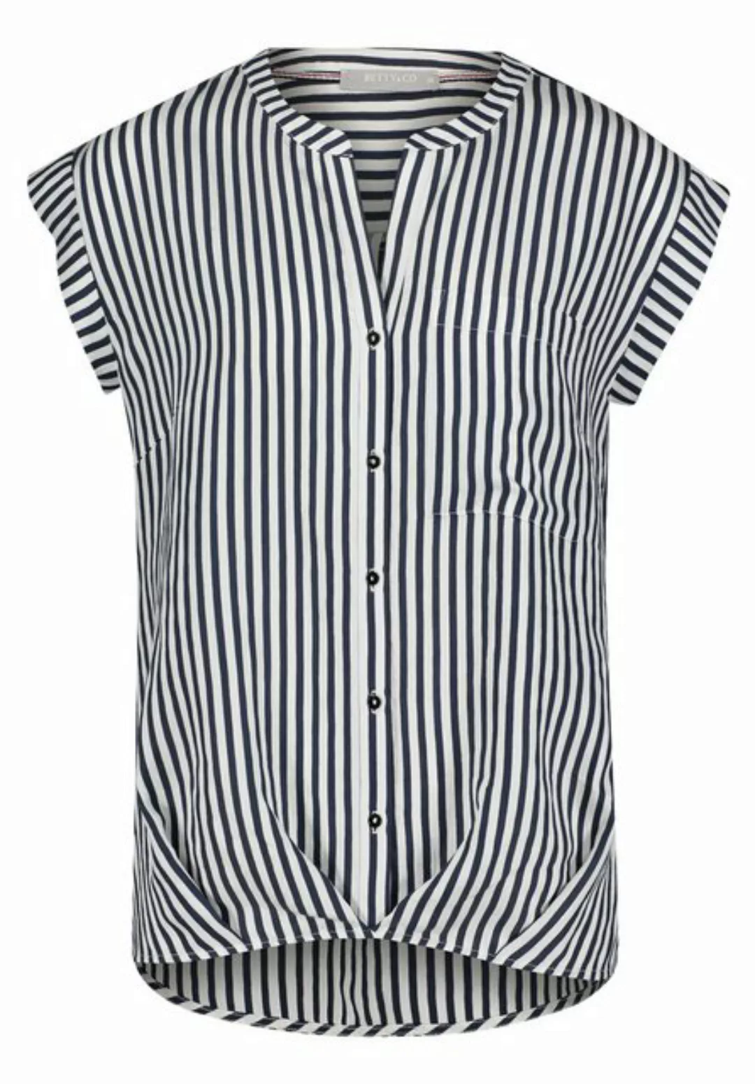 Betty&Co Klassische Bluse Bluse Lang ohne Arm günstig online kaufen