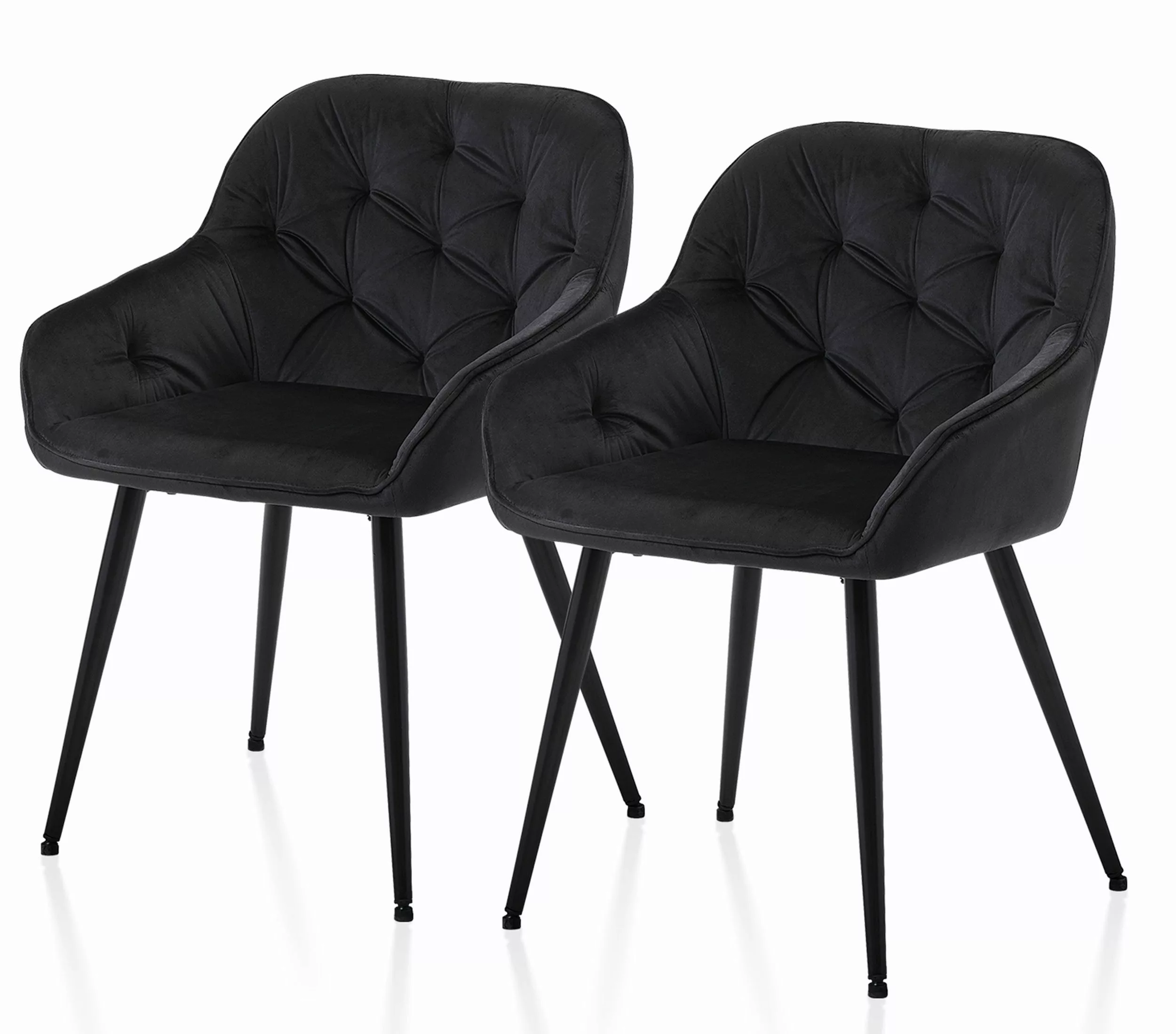 Ofcasa Esszimmerstuhl Gepolsterter Samtstuhl (2er Set), günstig online kaufen