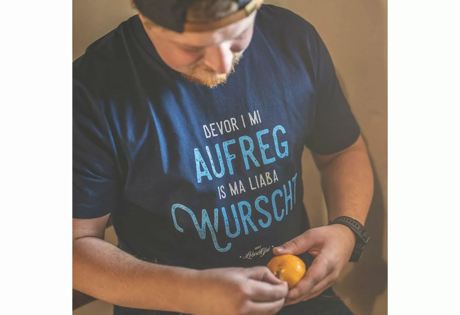 Bavariashop T-Shirt Herren T-Shirt "Bevor i mi aufreg... günstig online kaufen