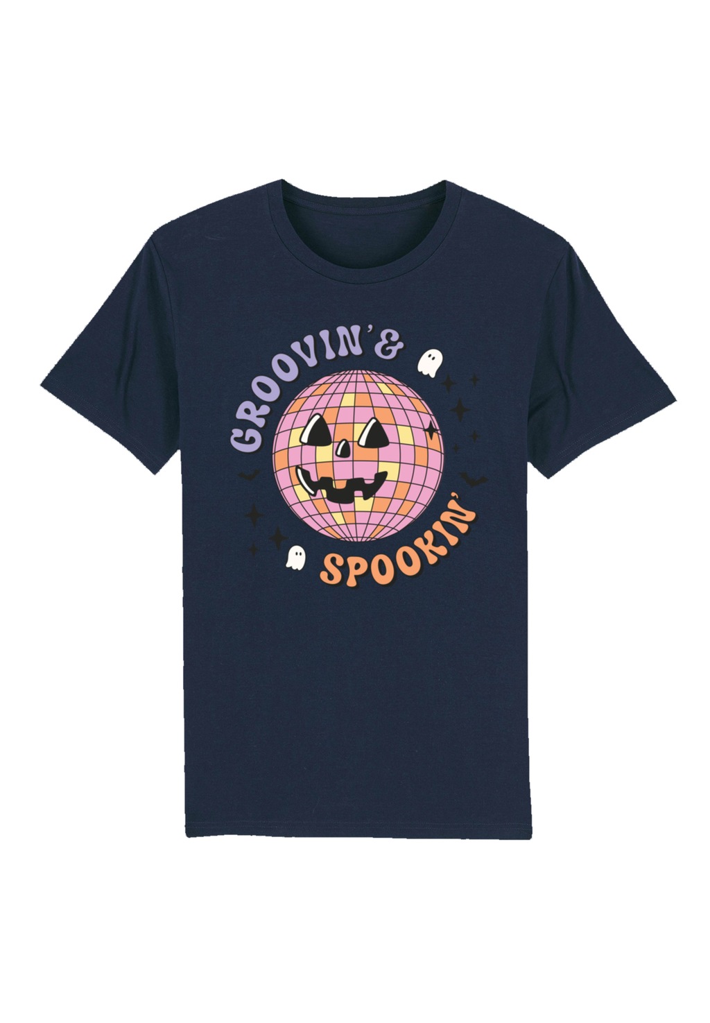 F4NT4STIC T-Shirt "Retro Halloween Groovin and spookin Disco ball", Premium günstig online kaufen