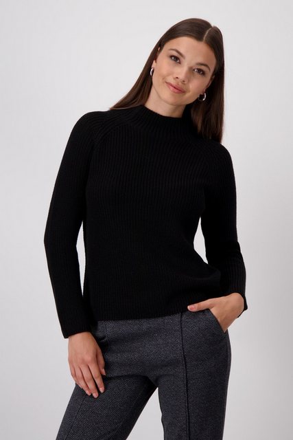 Monari Strickpullover mit Rautenmuster günstig online kaufen