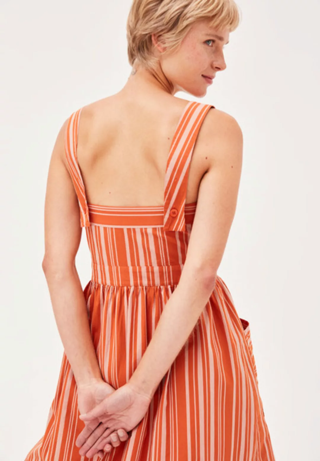 Duttaa Stripes - Damen Kleid Aus Bio-baumwolle günstig online kaufen